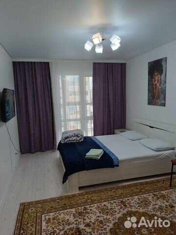 

1-к. квартира, 44 м², 2 кровати