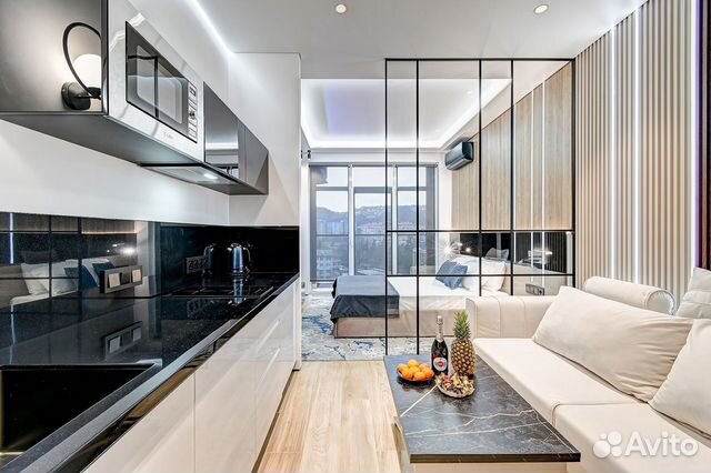 

Квартира-студия, 30 м², 2 кровати