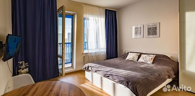 

Квартира-студия, 24 м², 1 кровать