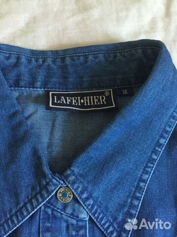 Новая рубашка джинсовая LafeiNear
