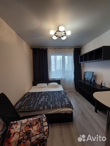 

Квартира-студия, 27 м², 2 кровати