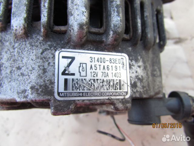 Генератор для suzuki wagon R+ бу