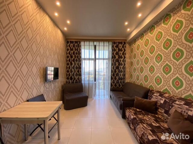 

Квартира-студия, 28 м², 2 кровати