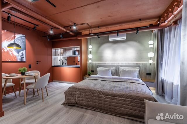 

Квартира-студия, 32 м², 2 кровати