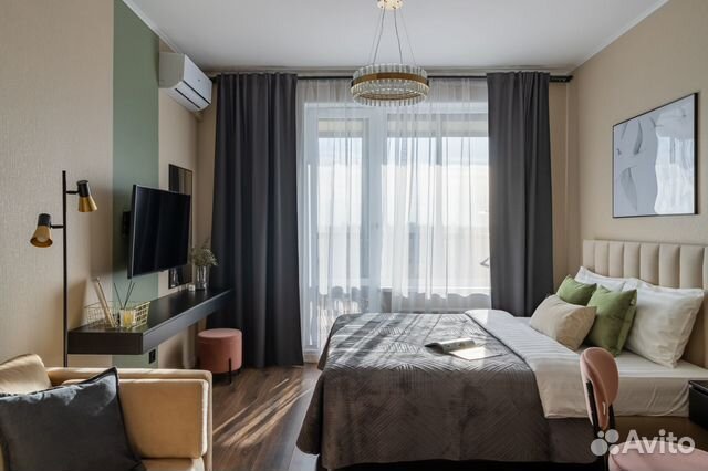 

Квартира-студия, 25 м², 2 кровати