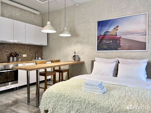 

Квартира-студия, 33 м², 1 кровать