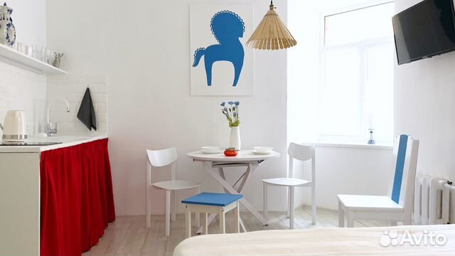 

Квартира-студия, 37 м², 2 кровати