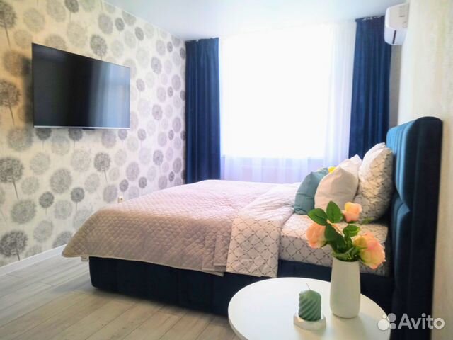 

1-к. квартира, 45 м², 2 кровати