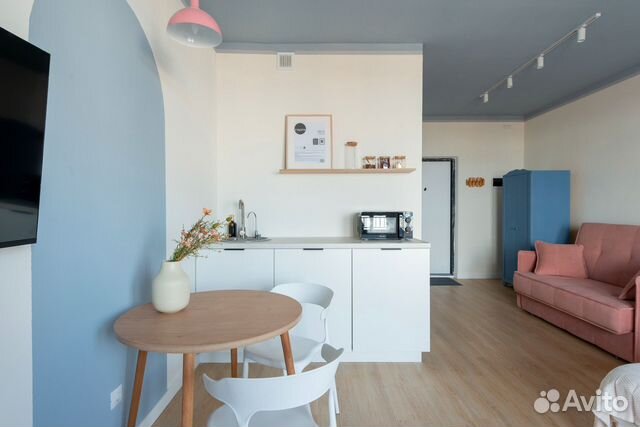 

Квартира-студия, 33 м², 2 кровати