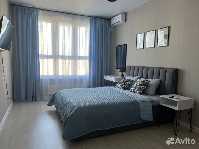 

1-к. квартира, 43 м², 2 кровати
