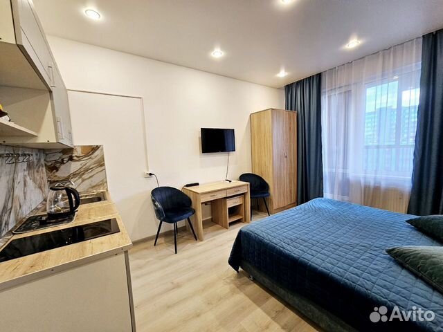

Квартира-студия, 28 м², 2 кровати