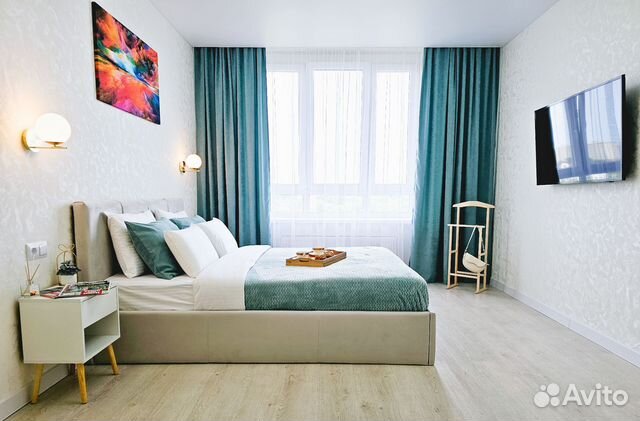 

1-к. квартира, 55,5 м², 2 кровати