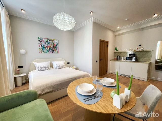 

Квартира-студия, 37 м², 1 кровать