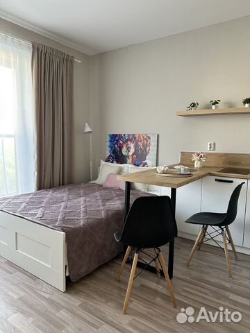 

Квартира-студия, 28 м², 1 кровать