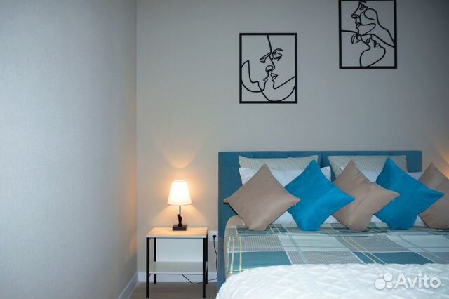 

1-к. квартира, 45 м², 2 кровати