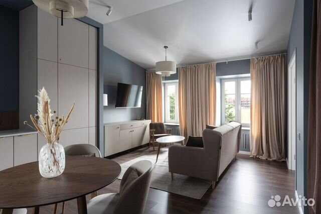 

1-к. квартира, 45 м², 2 кровати