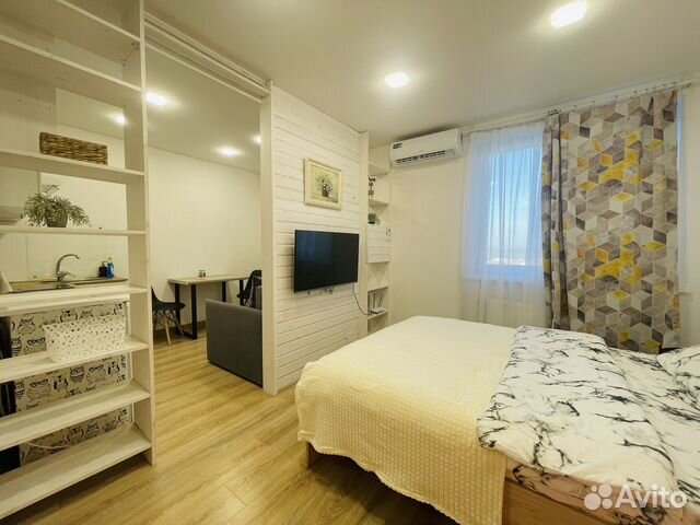 

Квартира-студия, 27 м², 2 кровати