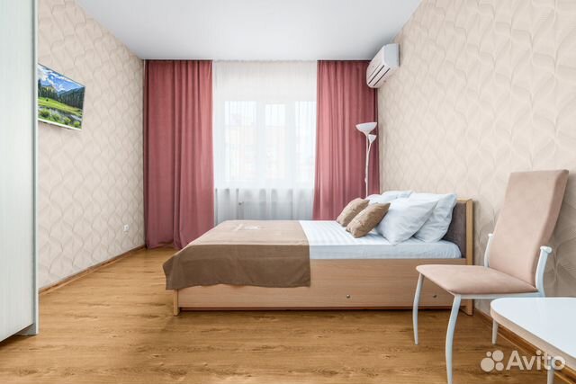 

1-к. квартира, 45 м², 3 кровати