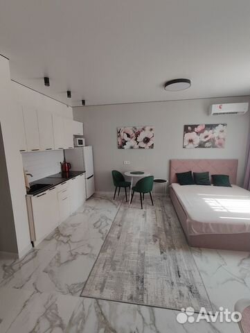 

Квартира-студия, 38 м², 2 кровати