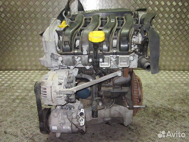Двигатель 1.6 16v K4M для Рено Меган 3 2013гв