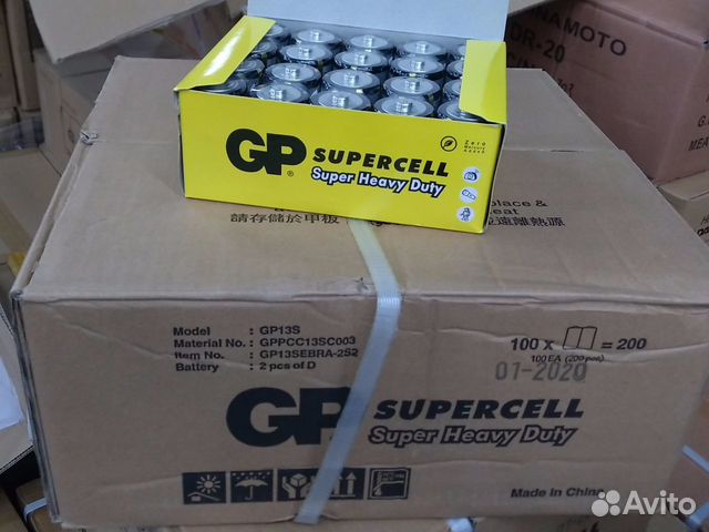 Батарейка GP(джипи) R20 size D 1.5V Батарейка GP(джипи) R20 size D 1.5V