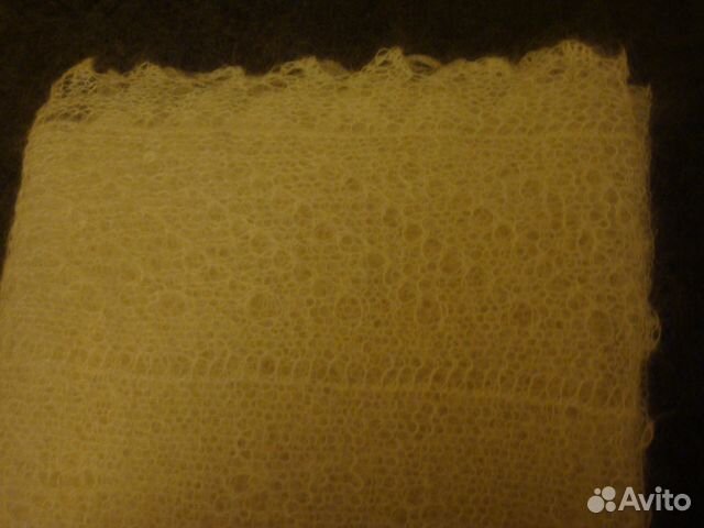 Пуховый платок Паутинка 140х140 новый