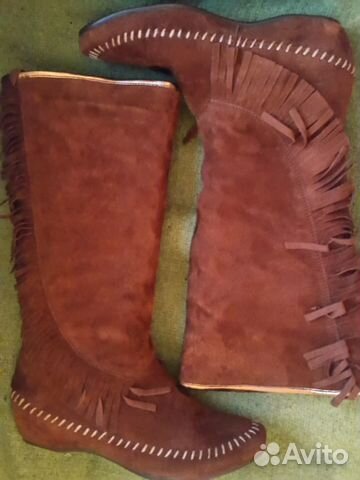 Сапоги весна/осень велюровые женские Сапоги весна/осень велюровые женские