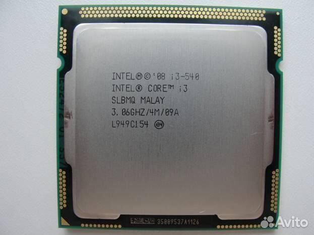 Intel Core i3-540 Clarkdale, soket 1156
