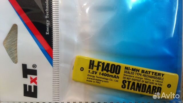 NiMh аккумулятор ET H-F850 1,2V 850mAh NiMh аккумулятор ET H-F850 1,2V 850mAh