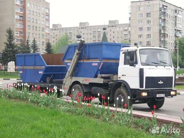 Прицеп для бункеров и контейнеров лодочек 8 кубов