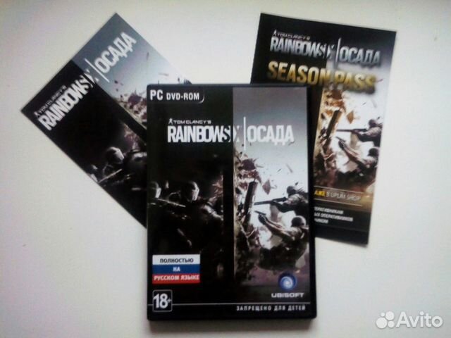 DVD Диск Tom Clancys Rainbow Six: Siege Осада
