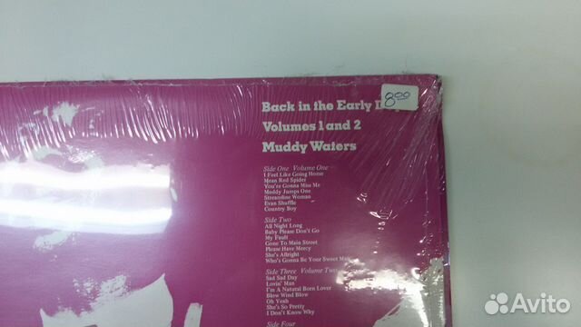 Muddy Waters 2LP 1971 винил блюз England Muddy Waters 2LP 1971 винил блюз England