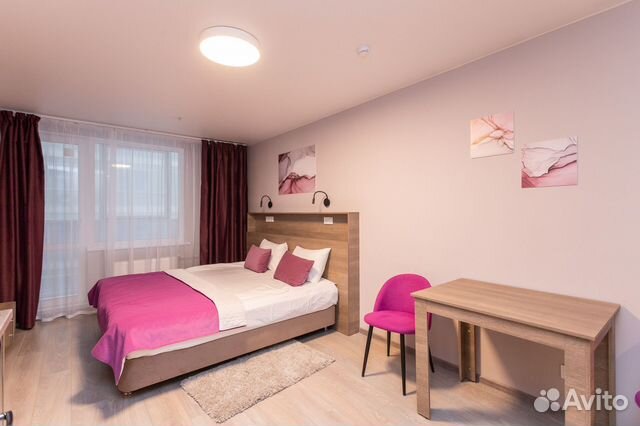 

Квартира-студия, 30 м², 2 кровати