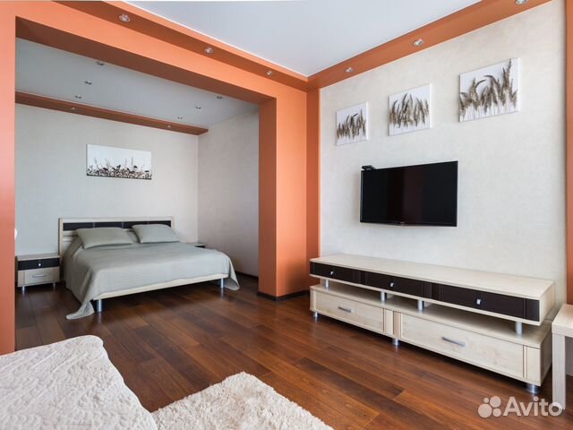 

Квартира-студия, 47 м², 2 кровати