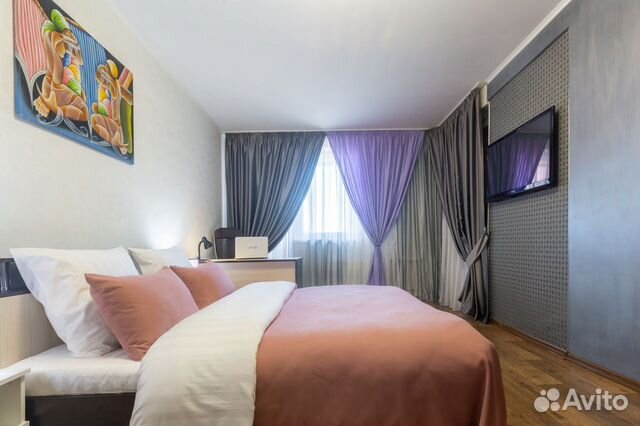 

1-к. квартира, 54 м², 2 кровати