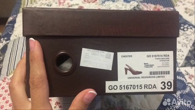 Новые туфли Chester натуральная кожа