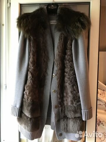 Sportmax Max Mara (Оригинал) кардиган мех шерсть Sportmax Max Mara (Оригинал) кардиган мех шерсть