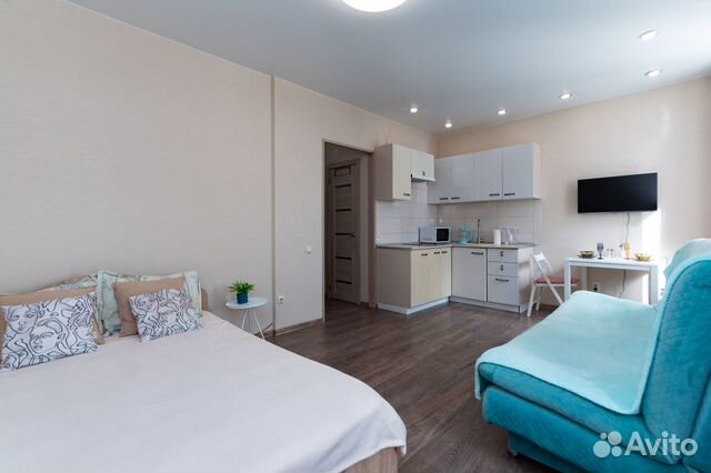 

Квартира-студия, 35 м², 2 кровати