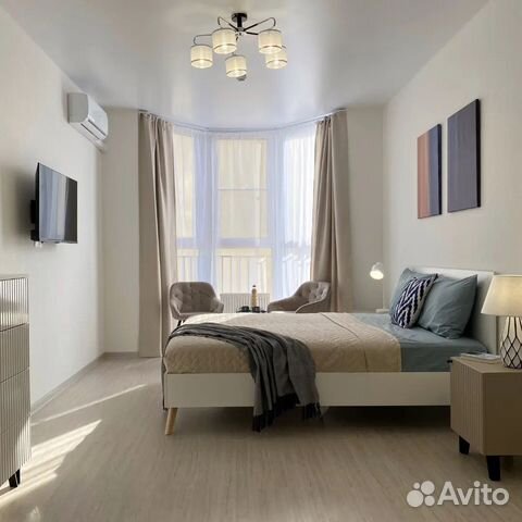 

1-к. квартира, 40 м², 3 кровати