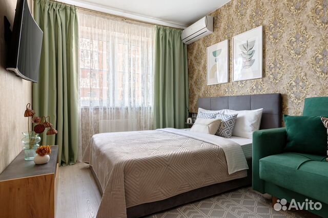 

1-к. квартира, 38 м², 2 кровати