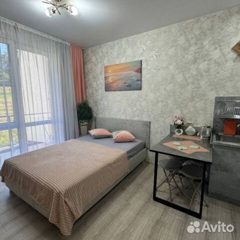 

Квартира-студия, 24 м², 2 кровати