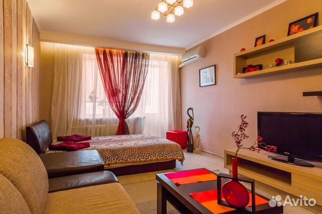 

1-к. квартира, 45 м², 2 кровати