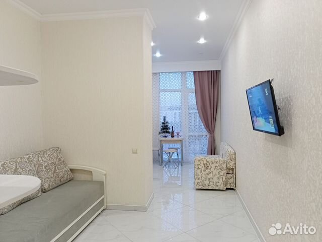 

Квартира-студия, 26 м², 2 кровати