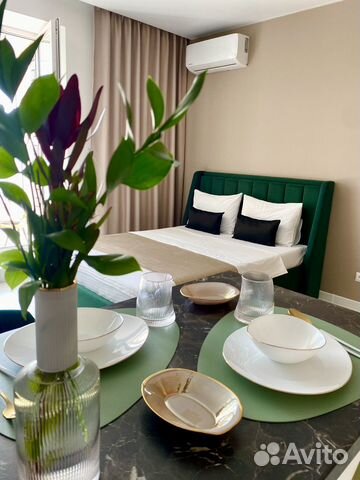 

Квартира-студия, 27 м², 1 кровать