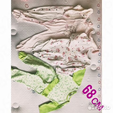 Боди, пижамы, майки от 62 до 80 (пакетом) Боди, пижамы, майки от 62 до 80 (пакетом)