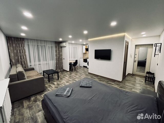 

Квартира-студия, 34 м², 2 кровати