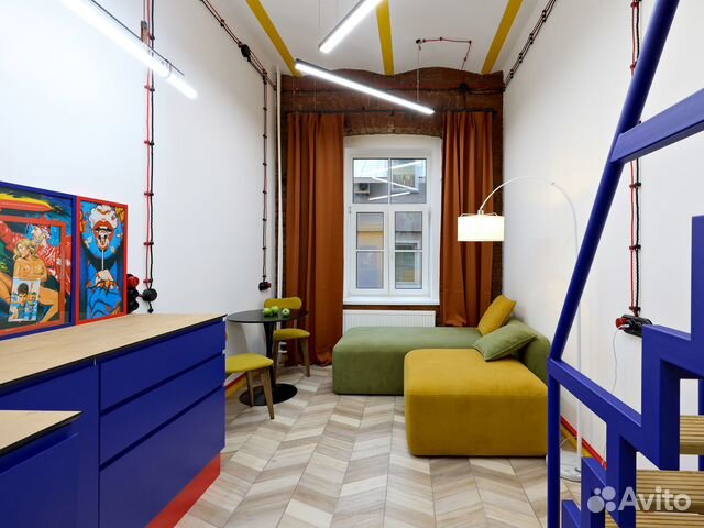 

Квартира-студия, 28 м², 3 кровати