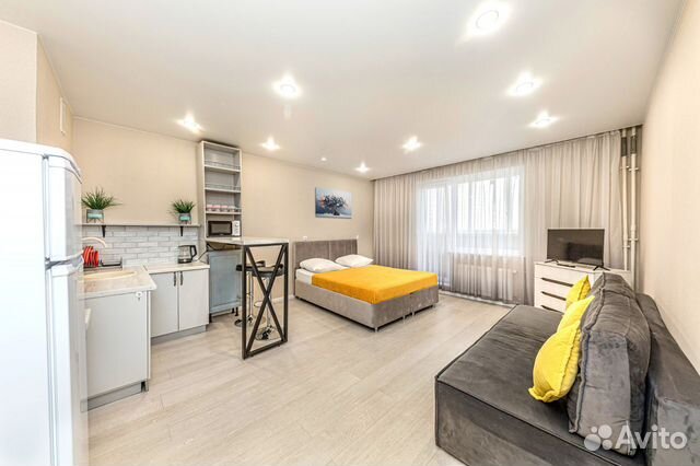 

Квартира-студия, 32 м², 2 кровати