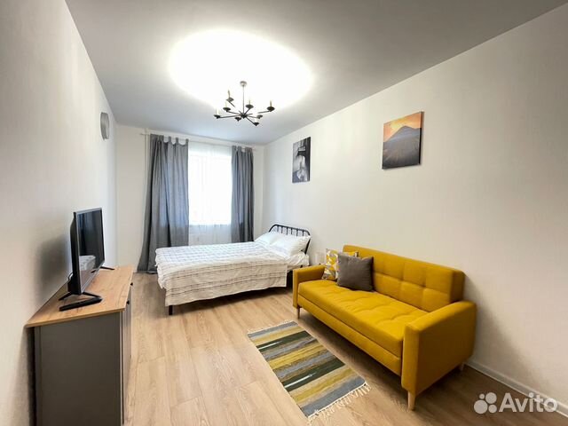 

1-к. квартира, 40 м², 2 кровати