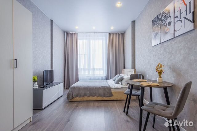 

Квартира-студия, 32 м², 1 кровать